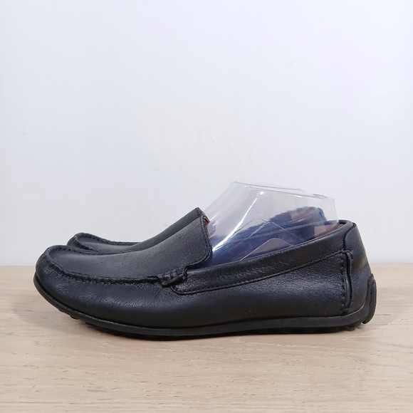 Cole Haan Clarks Collection Black Leather Driving Loafers Slip-On Loafers 728 - Picture 1 of 11